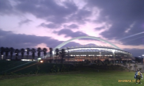 Stadion im Halbdunkel